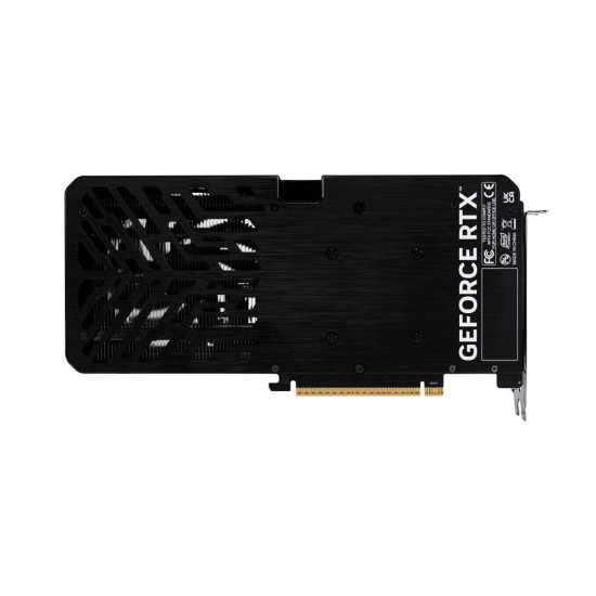 Видеокарта Gainward GeForce RTX 5060 Ti Ghost, 8 GB GDDR7, 128-bit, 3 x DisplayPort 2.1b, 2 вентилатора, 1 x 8-pin захранващ конектор, 600 W