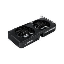 Видеокарта Gainward GeForce RTX 5060 Ti Ghost, 8 GB GDDR7, 128-bit, 3 x DisplayPort 2.1b, 2 вентилатора, 1 x 8-pin захранващ конектор, 600 W