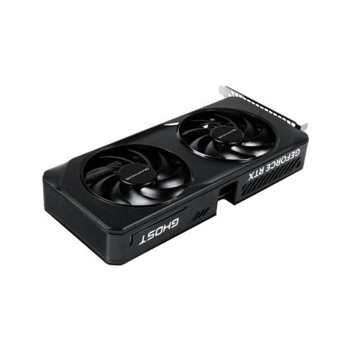 Видеокарта Gainward GeForce RTX 5060 Ti Ghost, 8 GB GDDR7, 128-bit, 3 x DisplayPort 2.1b, 2 вентилатора, 1 x 8-pin захранващ конектор, 600 W