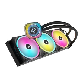 Водно охлаждане за процесор CORSAIR iCUE LINK H170i LCD AIO, 420mm