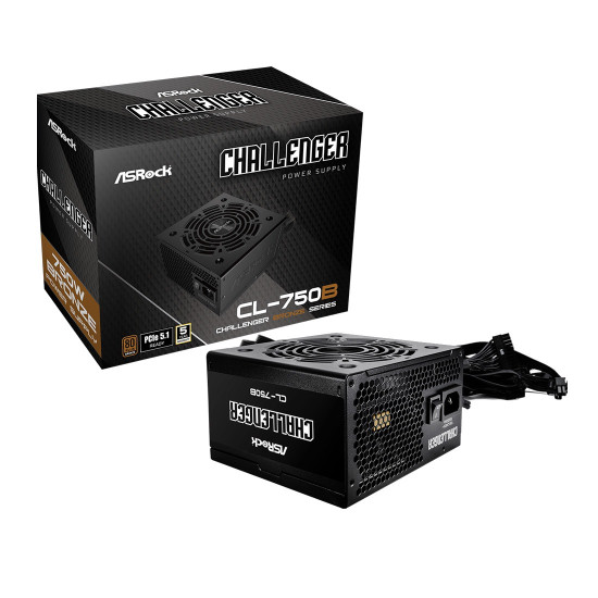 Захранване ASRock CL-750B, 750W, 80 Plus BRONZE