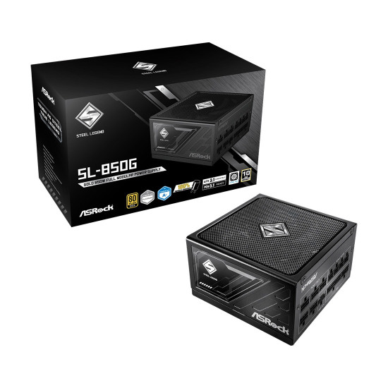 Захранване ASRock SL-850G, 850W, 80 Plus Gold, Модулно