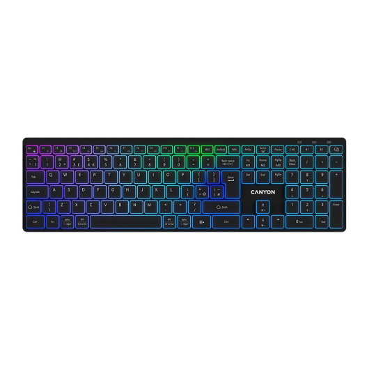 Безжична клавиатура CANYON HKB-W11, Black