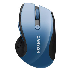 Безжична мишка CANYON CNS-CMSW01BL, DPI 1000/1200/1600, Blue