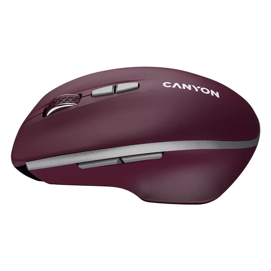 Безжична мишка CANYON MW-21, Burgundy Red