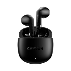 Безжични слушалки CANYON OnGo 13, TWS, Semi-in-ear, Black