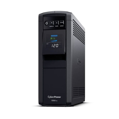 UPS устройство CyberPower CP1350EPFCLCD, Line-Interactive, AVR, 1350VA/810W, LCD дисплей, 6 x Schuko, Слот за SNMP карта