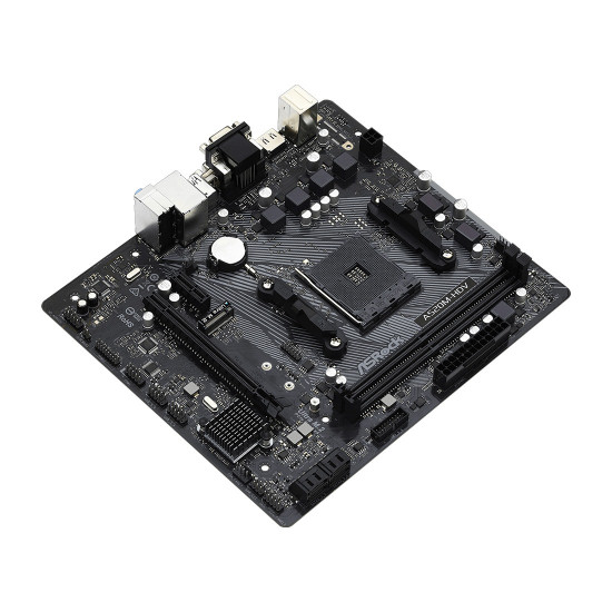 Дънна платка ASRock A520M-HDV, AM4, 2x DDR4, PCIe 3.0 x16, mATX