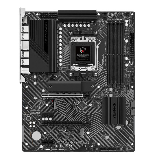 Дънна платка ASRock B650 PG Lightning, AM5, 4x DDR5, 1x PCIe 4.0 x1