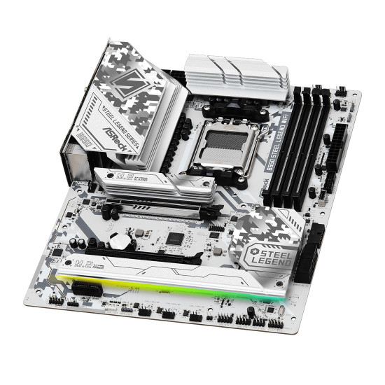 Дънна платка ASRock B650 Steel Legend, AM5, 4x DDR5, 1x PCIe 5.0 x16