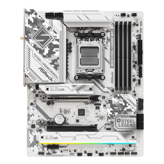 Дънна платка ASRock B650 Steel Legend, AM5, 4x DDR5, 1x PCIe 5.0 x16