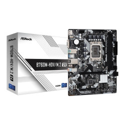 Дънна платка ASRock B760M-HDV/M.2 D4, mATX, Socket LGA1700, 2x DDR4, 1x PCIe 4.0 x16
