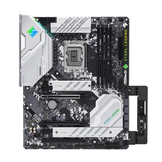 Дънна платка ASRock Z690 Steel Legend, ATX, Socket LGA1700, 4x DDR4, 3x PCIe x16
