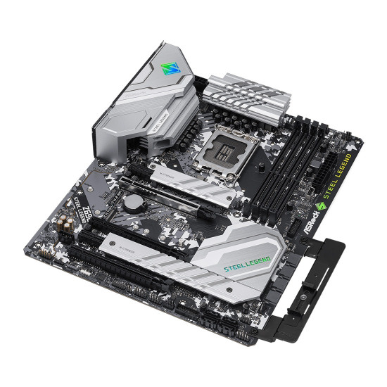 Дънна платка ASRock Z690 Steel Legend, ATX, Socket LGA1700, 4x DDR4, 3x PCIe x16