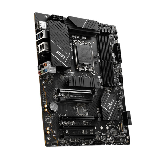 Дънна платка MSI Main Board Desktop PRO B760-P DDR4 II, ATX, LGA 1700, 4x DDR4, 5x PCIe x16