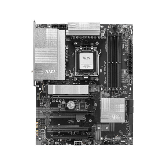 Дънна платка MSI PRO B850-P WIFI, ATX, Socket AM5, 4x DDR5, 4x PCIe 3.0 x16