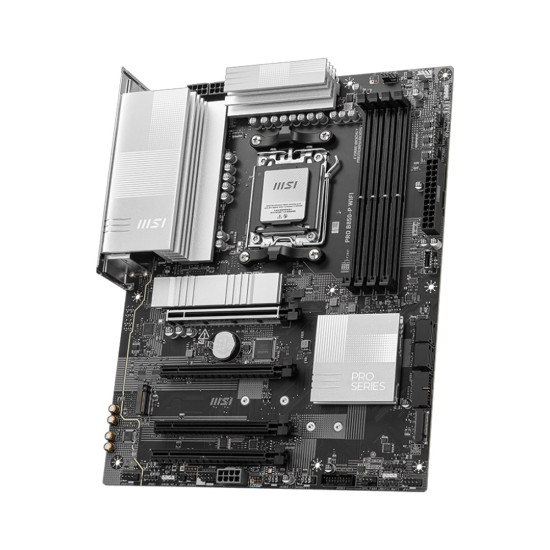 Дънна платка MSI PRO B850-P WIFI, ATX, Socket AM5, 4x DDR5, 4x PCIe 3.0 x16