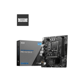 Дънна платка MSI PRO H610M-E, mATX, LGA 1700, Dual Channel DDR5, 1x PCIe x16