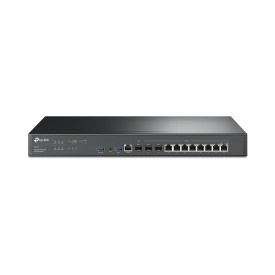 Гейтуей TP-Link ER8411 Omada VPN с 10G портове, 1 x 10G SFP+ WAN, 1 x 10G SFP+ WAN/LAN, 1 x Gigabit SFP WAN/LAN, 8 x Gigabit RJ45 WAN/LAN, 2 x USB 3.0