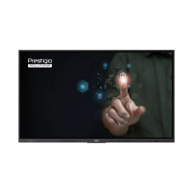 Интерактивен дисплей Prestigio Multiboard 86 инча Light Series Gen 5, Android 13, UHD, 40 touch points, Wi-Fi 6, Bluetooth 5.1, Camera, Microphone, NFC, 64GB памет, 8GB RAM, Subwoofer