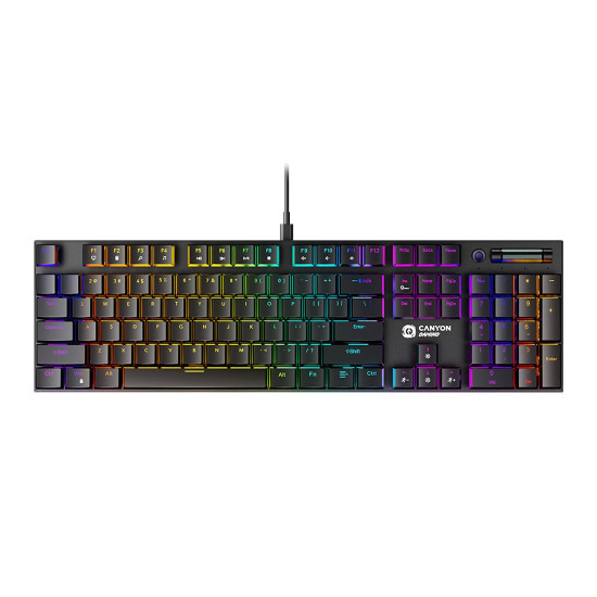 Клавиатура CANYON Cometstrike GK-55, Black