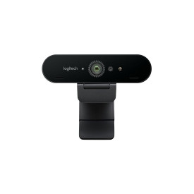 Комплект безжични слушалки Logitech Zone + Уеб камера Logitech BRIO, Bluetooth/USB, 4K Ultra HD, UC/Teams сертифицирани, Graphite