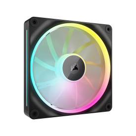 Комплект вентилатори Corsair LX140, 140mm, PWM, RGB Addressable, 2000 RPM, Dual Light Loop, Magnetic Dome, iCUE LINK