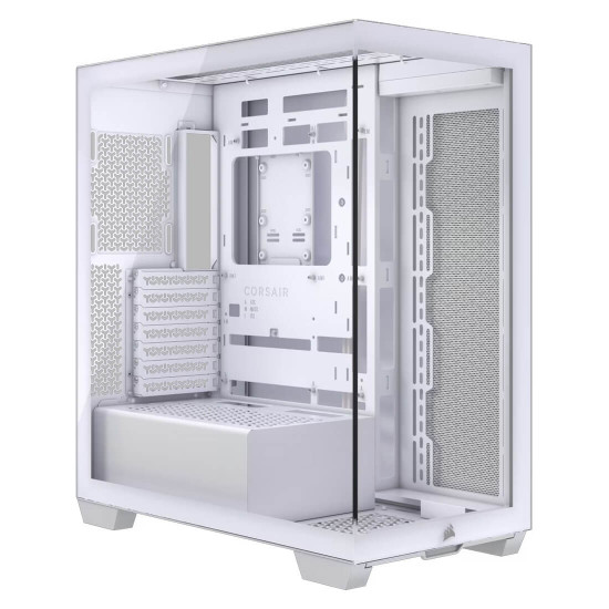 Кутия за компютър Corsair 3500X, Mid-Tower, ATX, Tempered Glass, White