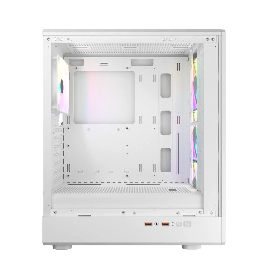 Кутия за компютър COUGAR AIRFACE PURE RGB, Mid Tower, White