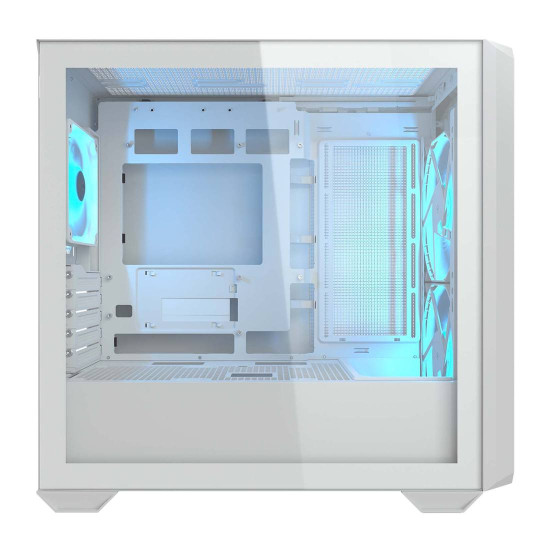 Кутия за компютър COUGAR Gaming MX600 RGB, Mini Tower, White
