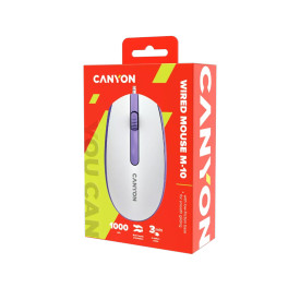 Мишка CANYON M-10, White Lavender