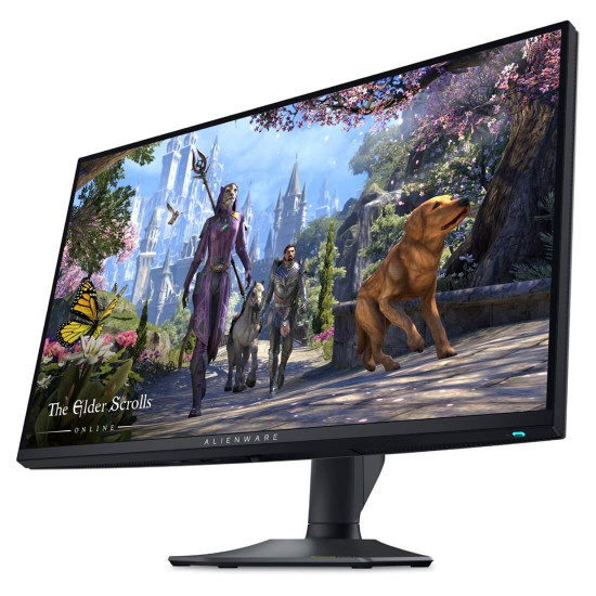 Монитор Alienware AW2725QF, 27 инча, IPS, 3840x2160, 180Hz, 0.5ms, 2x HDMI, 1x DP, 3x USB 3.2, 1x USB-C 15W