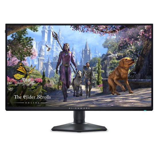 Монитор Alienware AW2725QF, 27 инча, IPS, 3840x2160, 180Hz, 0.5ms, 2x HDMI, 1x DP, 3x USB 3.2, 1x USB-C 15W
