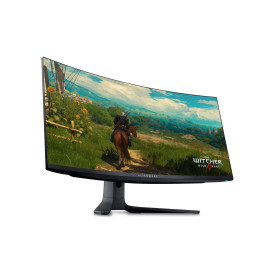 Монитор Alienware AW3423DWF, 34.18 инча, QHD 3440x1440, QD-OLED, 165Hz, AR ComfortView, 21:9, 1000cd/m², 1M:1, 178/178, 0.1ms, 2xHDMI, 2xDP, 2xUSB 3.2 Gen 1