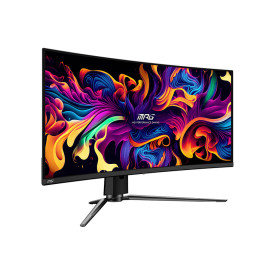 Монитор MSI MPG 341CQPX QD OLED, 34 инча, Curved QD-OLED, 3440x1440, 240Hz, 0.03ms GTG, HDMI 2.1, USB Type-C