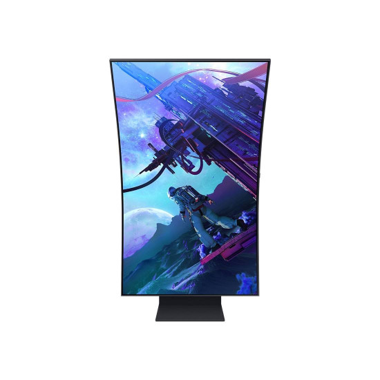 Монитор Samsung Odyssey Ark 2nd Gen G97NC, 55 инча, UHD 4K, Mini LED, VA, 165Hz, 1ms, AMD FreeSync Premium Pro, Multi View, Cockpit Mode
