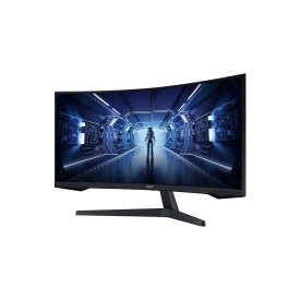 Монитор Samsung Odyssey G5 G55T LC34G55TWWPXEN, 34 инча, 3440x1440 (Ultra WQHD), 165Hz, 1ms, HDR10, FreeSync Premium