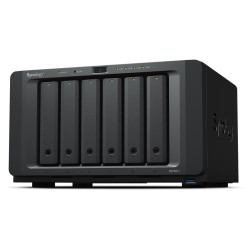 NAS устройство Synology DiskStation DS1621+, 6-bay, AMD Ryzen Quad-Core 2.2 GHz, 4GB DDR4 RAM, 4x RJ-45 1GbE LAN, 3x USB 3.0, 2x eSATA