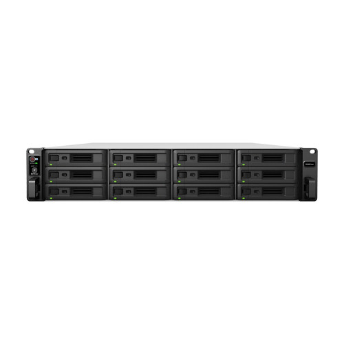 NAS устройство Synology RackStation RS3621RPxs, 12-bay, Intel Xeon D-1531, 8GB DDR4 RAM, 4x RJ-45 1GbE LAN, 2x USB 3.2