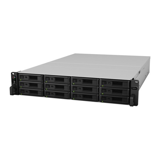 NAS устройство Synology RackStation RS3621RPxs, 12-bay, Intel Xeon D-1531, 8GB DDR4 RAM, 4x RJ-45 1GbE LAN, 2x USB 3.2