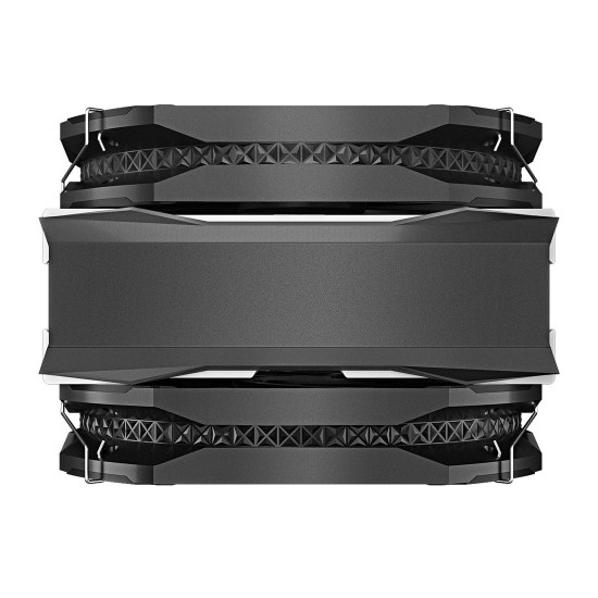Охладител за процесор DeepCool AS500 PLUS aRGB - R-AS500-BKNLMP-G, 2 x 140мм