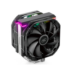 Охладител за процесор DeepCool AS500 PLUS aRGB - R-AS500-BKNLMP-G, 2 x 140мм