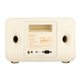 Преносима тонколона EDIFIER D32, 60W RMS, Bluetooth 5.3, LDAC, Wi-Fi AirPlay 2, AUX, USB, батерия 5200mAh, White