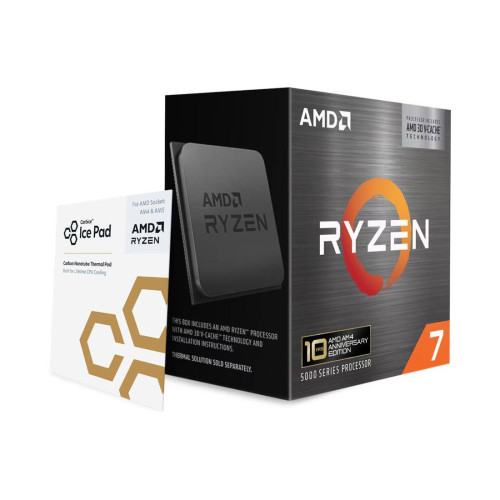 Процесор AMD Ryzen 7 5800X3D, 8 ядра, 16 нишки, до 4.5 GHz, 100 MB кеш, 105 W, AM4, BOX