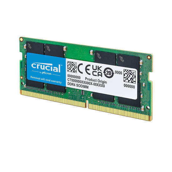 RAM памет Crucial, 32GB, 1x32GB, DDR4, 3200MHz, CL22, SODIMM