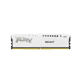 RAM памет Kingston FURY Beast KF560C30BWEK2-64, 64GB, 2x32GB, DDR5, 6000MHz, CL30, 288-Pin DIMM, 1.4V, RGB, White, XMP 3.0, EXPO, Kit of 2