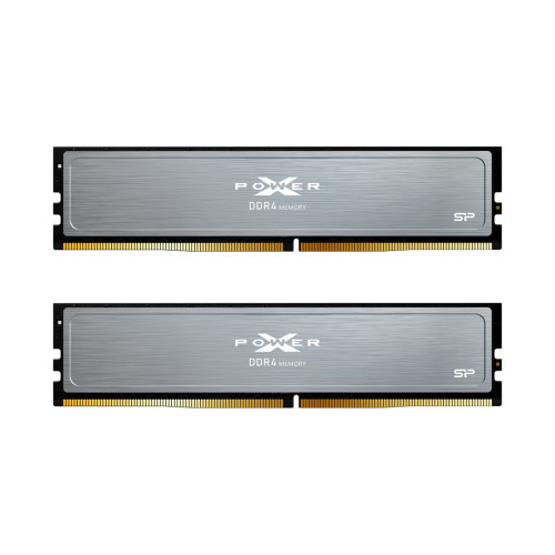 RAM памет Silicon Power XPOWER Pulse SP016GXLZU320BDI DDR4, 16GB (2x8GB), 3200MT/s, CL16, XMP 2.0, UDIMM, Heat Spreader