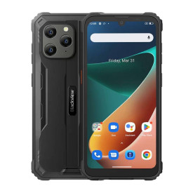 Смартфон Blackview Rugged BV5300 PRO, 6.10 инча, HD+ IPS (720x1560), 4GB/64GB, MT6765 Octa-core 2.3GHz, NFC, LTE, 6580mAh, Android 14, Black
