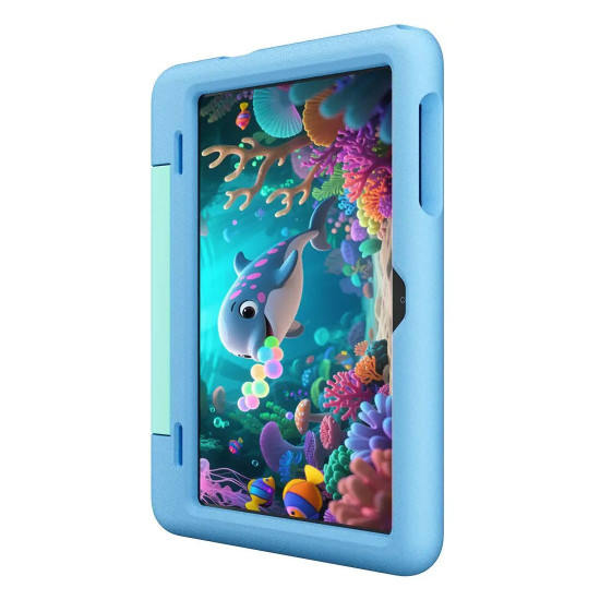 Таблет Blackview Tab 20 Kids, 10.1 инча HD (800 x 1280), 60Hz, Unisoc Tiger T310, 4GB RAM, 64GB памет, Android 15, Bubble Blue