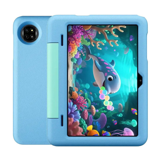 Таблет Blackview Tab 20 Kids, 10.1 инча HD (800 x 1280), 60Hz, Unisoc Tiger T310, 4GB RAM, 64GB памет, Android 15, Bubble Blue